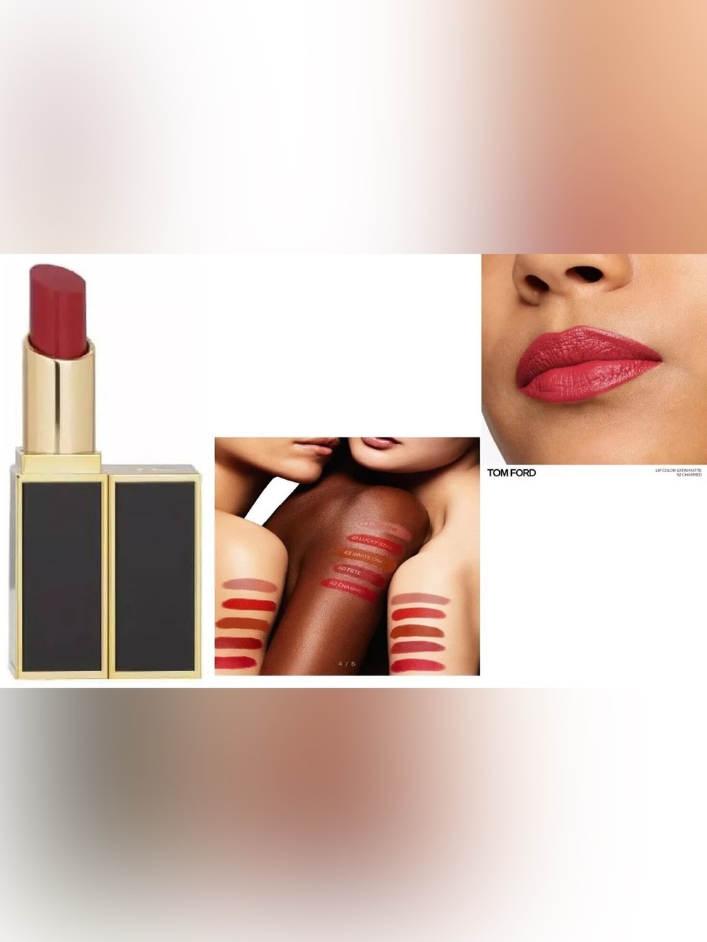 Tom Ford Lipstick Swatch Set — Red & Pink Mix